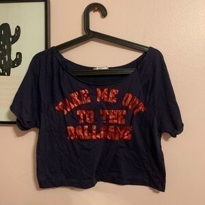 PINK | Cleveland Indians crop top